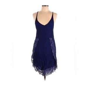 Free People Intimately ,Eyelashes Lace Mini Slip Dress Size Large.